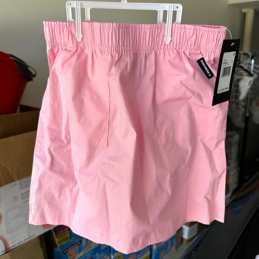 Converse Girls Pink Jellyfish Jitter Pull On Skirt Size M 10-12 NWT